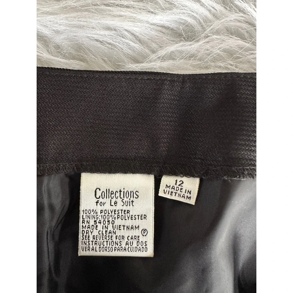 Collections for Le Suit Womens Pants Blazer Texture Business Preppy Office Sz 12
